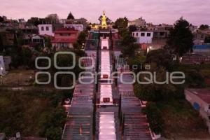 TLAXCALA . ESCALINATAS LOS HÉROES