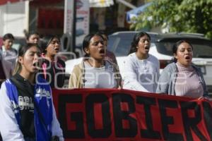 TLAXCALA . MANIFESTACIÓN NORMALISTAS