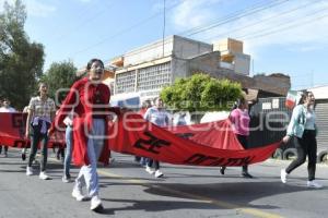 TLAXCALA . MANIFESTACIÓN NORMALISTAS