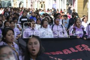 TLAXCALA . MANIFESTACIÓN NORMALISTAS