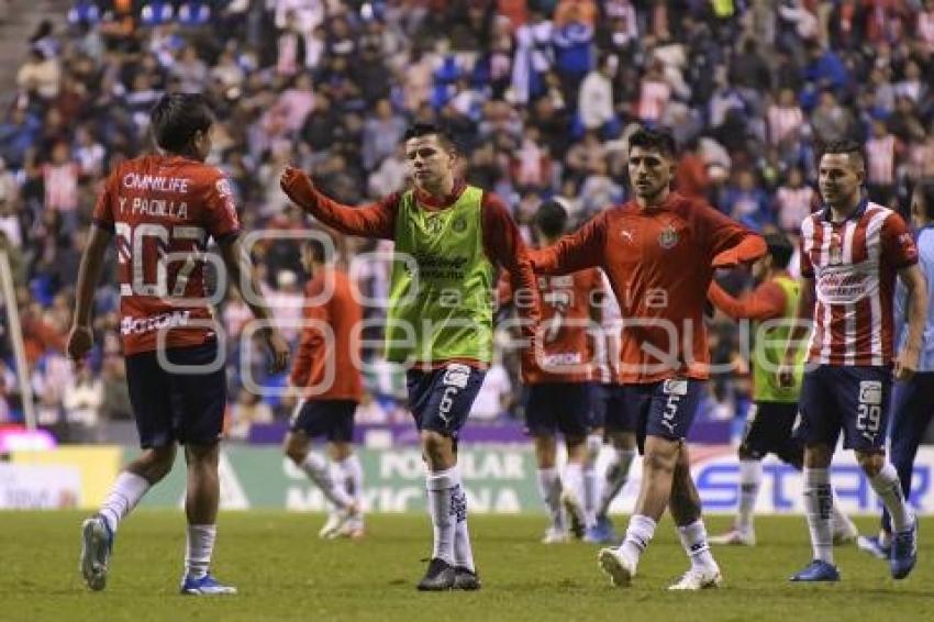 FÚTBOL . CLUB PUEBLA VS CHIVAS