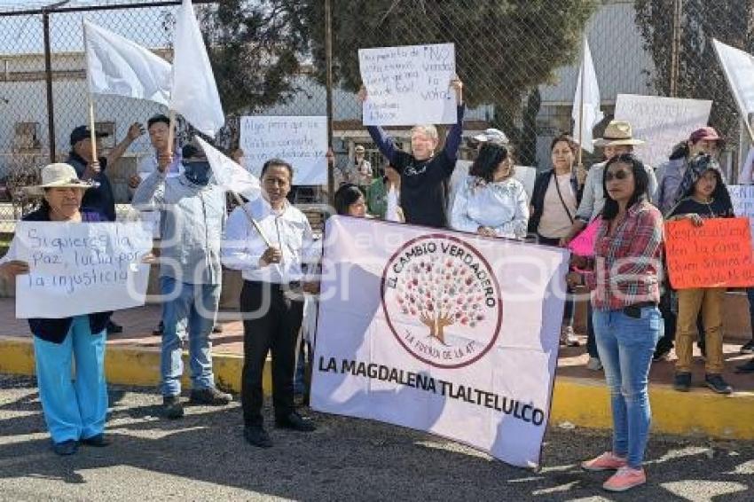 TLAXCALA . MANIFESTACIÓN TLALTELULCO