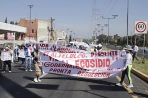 TLAXCALA . MANIFESTACIÓN TLALTELULCO