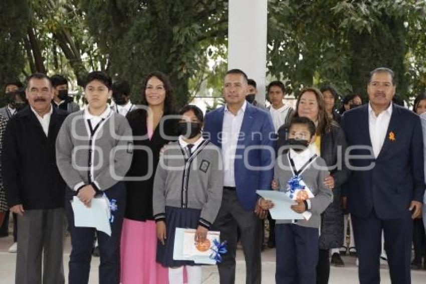 SAN ANDRÉS CHOLULA . CEREMONIA CÍVICA