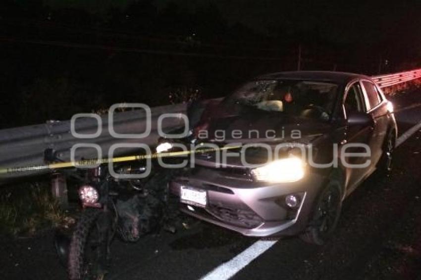 TLAXCALA . ACCIDENTE MOTOCICLISTA
