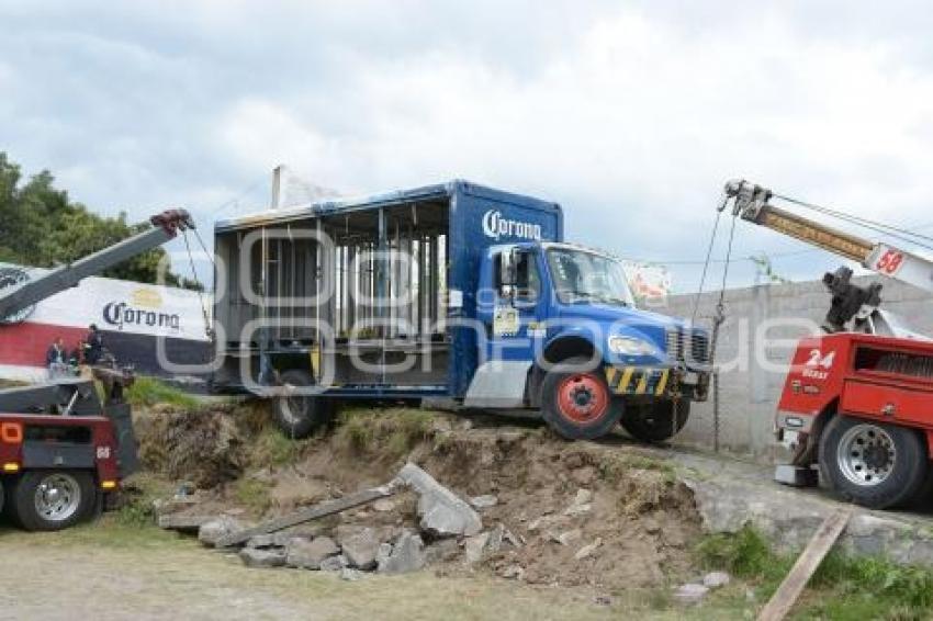 TLAXCALA . ACCIDENTE CAMIÓN