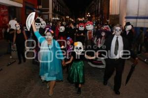 BUAP . PASACALLES DÍA DE MUERTOS