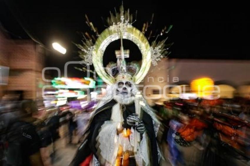 SAN PEDRO CHOLULA . DESFILE DE CATRINAS