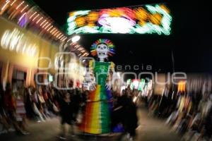 SAN PEDRO CHOLULA . DESFILE DE CATRINAS