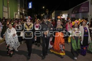 SAN PEDRO CHOLULA . DESFILE DE CATRINAS