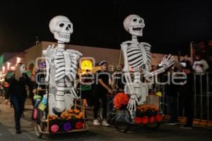 SAN PEDRO CHOLULA . DESFILE DE CATRINAS