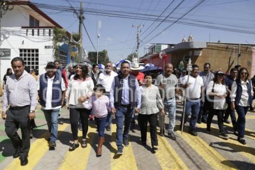 SAN ANDRÉS CHOLULA . REHABILITACIÓN CALLES