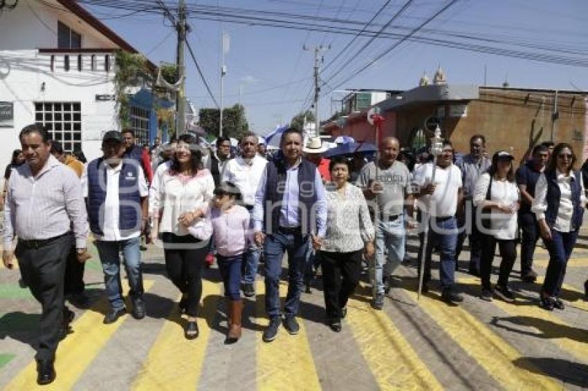 SAN ANDRÉS CHOLULA . REHABILITACIÓN CALLES