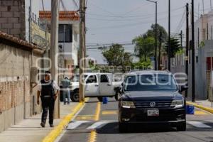 SAN PEDRO CHOLULA . PAVIMENTACIÓN DE CALLE