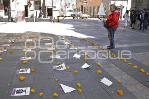 OFRENDA . VÍCTIMAS DE FEMINICIDIOS