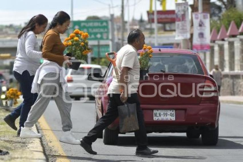 TLAXCALA . DÍA DE MUERTOS . PANTEÓN