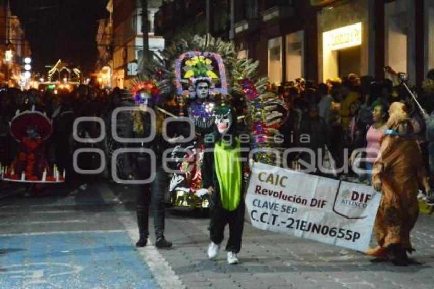 ATLIXCO . DESFILE DÍA DE MUERTOS