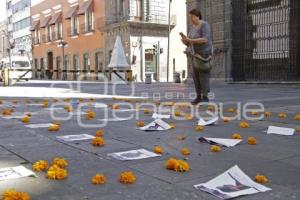 OFRENDA . VÍCTIMAS DE FEMINICIDIOS