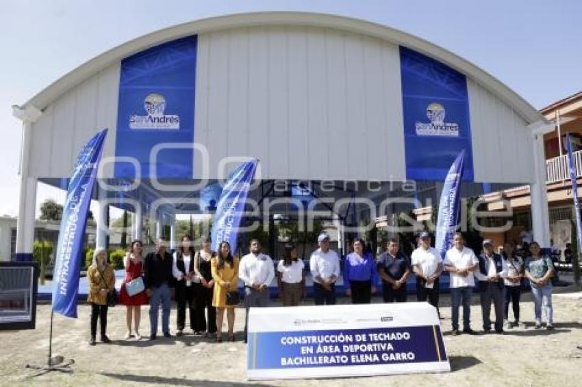 SAN ANDRÉS CHOLULA . ENTREGA DE TECHADO