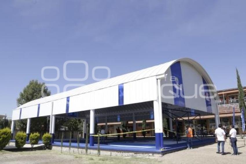 SAN ANDRÉS CHOLULA . ENTREGA DE TECHADO