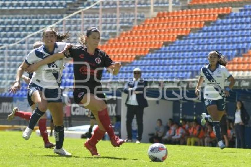 FÚTBOL FEMENIL . PUEBLA VS XOLOS