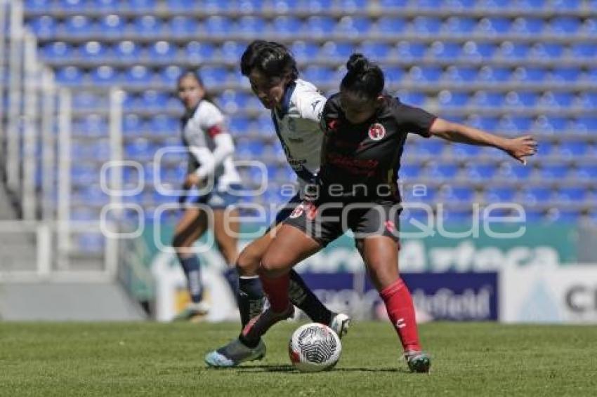 FÚTBOL FEMENIL . PUEBLA VS XOLOS