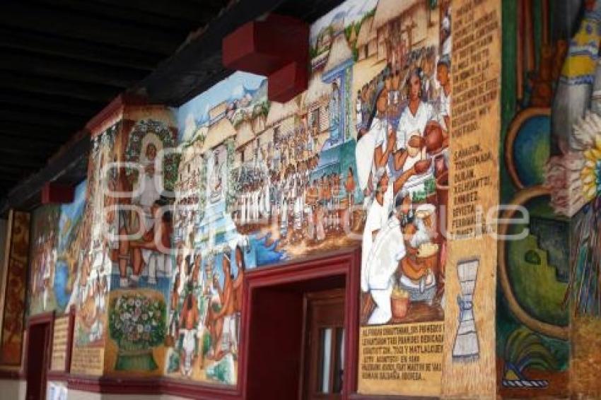 TLAXCALA . MURALES CHIAUTEMPAN