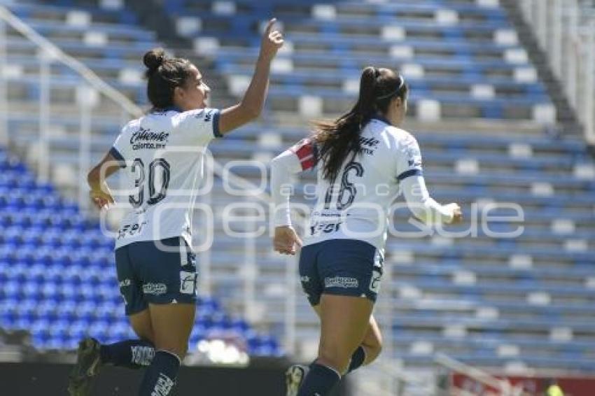 FÚTBOL FEMENIL . PUEBLA VS XOLOS