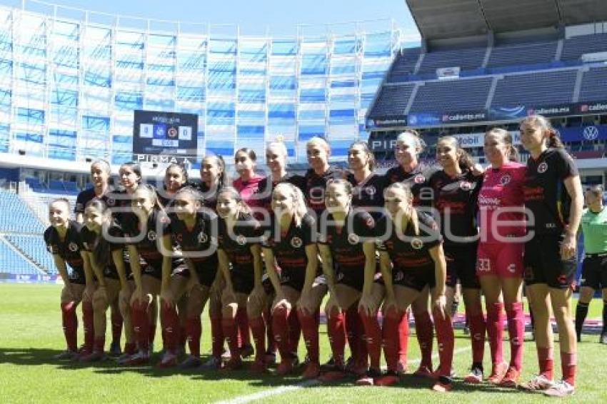 FÚTBOL FEMENIL . PUEBLA VS XOLOS