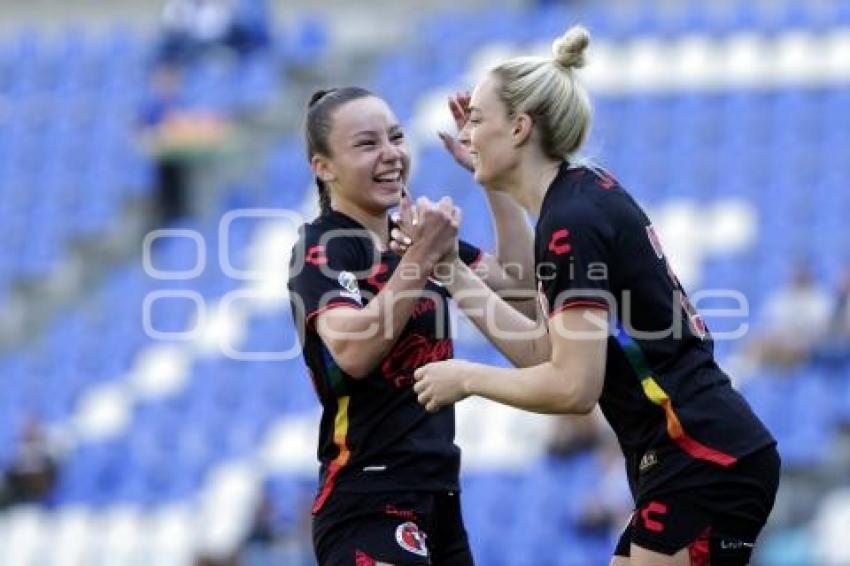 FÚTBOL FEMENIL . PUEBLA VS XOLOS