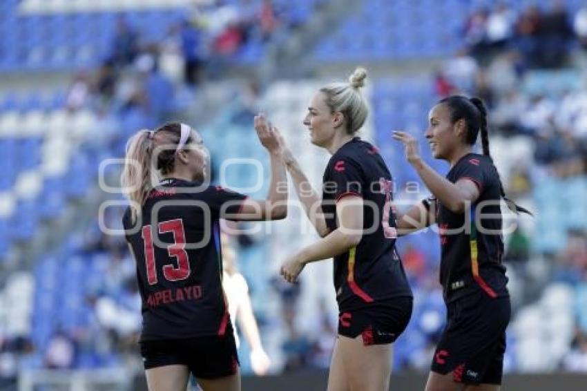 FÚTBOL FEMENIL . PUEBLA VS XOLOS