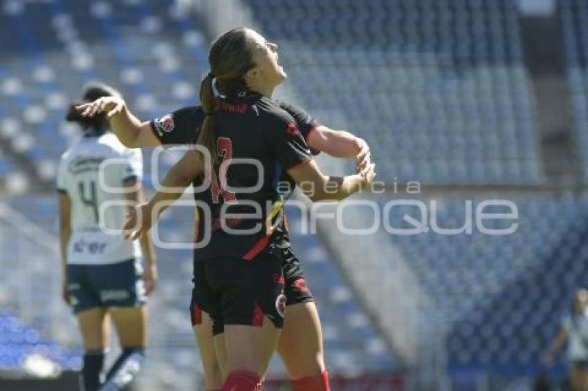 FÚTBOL FEMENIL . PUEBLA VS XOLOS