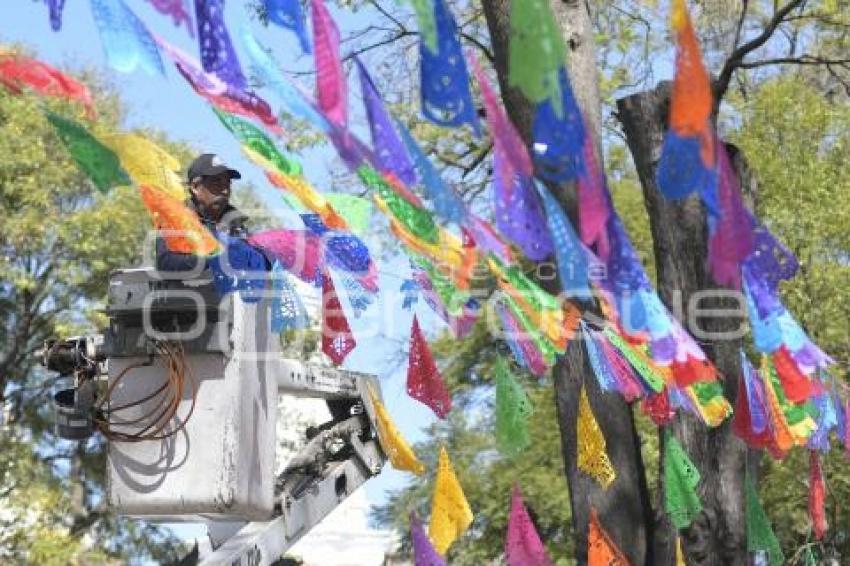 TLAXCALA . ADORNOS DÍA DE MUERTOS
