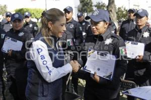 SAN PEDRO CHOLULA . GRADUACIÓN POLICÍAS 