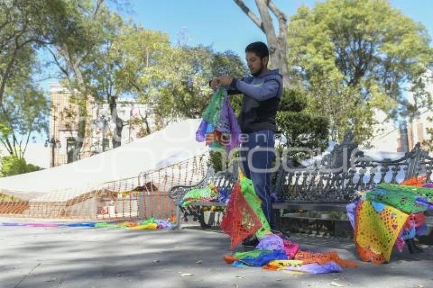 TLAXCALA . ADORNOS DÍA DE MUERTOS