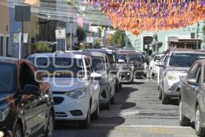 TLAXCALA . CIERRE DE VIALIDAD