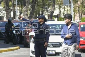 TLAXCALA . CIERRE DE VIALIDAD