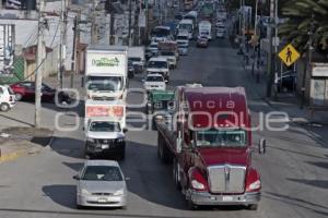 CARRETERA FEDERAL TEHUACÁN . TRÁFICO