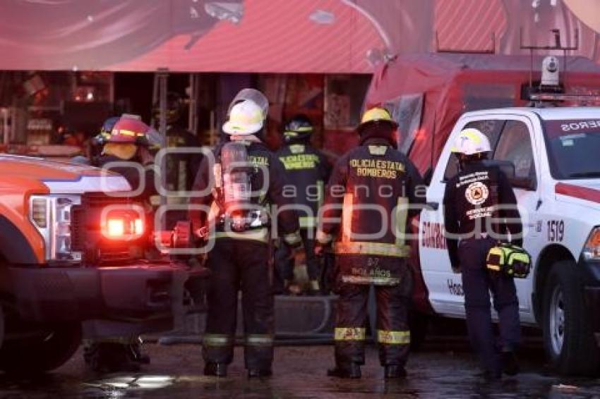 CENTRAL DE ABASTO . INCENDIO