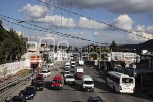 CARRETERA FEDERAL TEHUACÁN . TRÁFICO