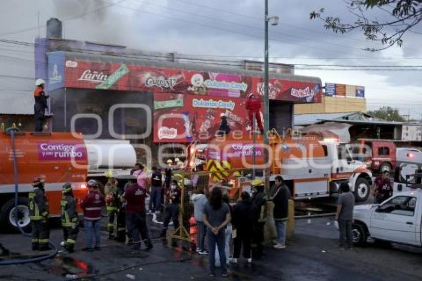 CENTRAL DE ABASTO . INCENDIO