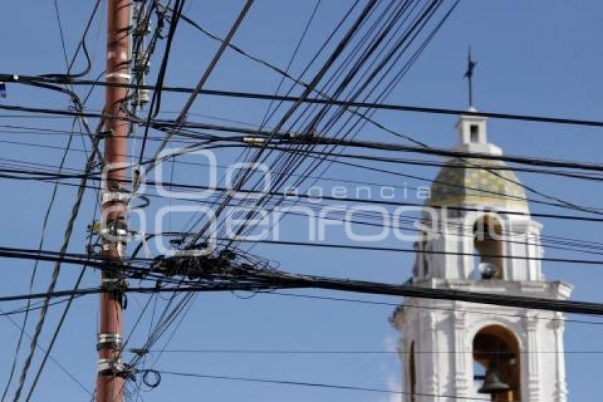 CONTAMINACIÓN VISUAL . CABLEADO