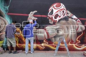 MURAL . ARTE LUCHA