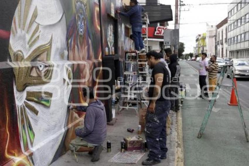 MURAL . ARTE LUCHA