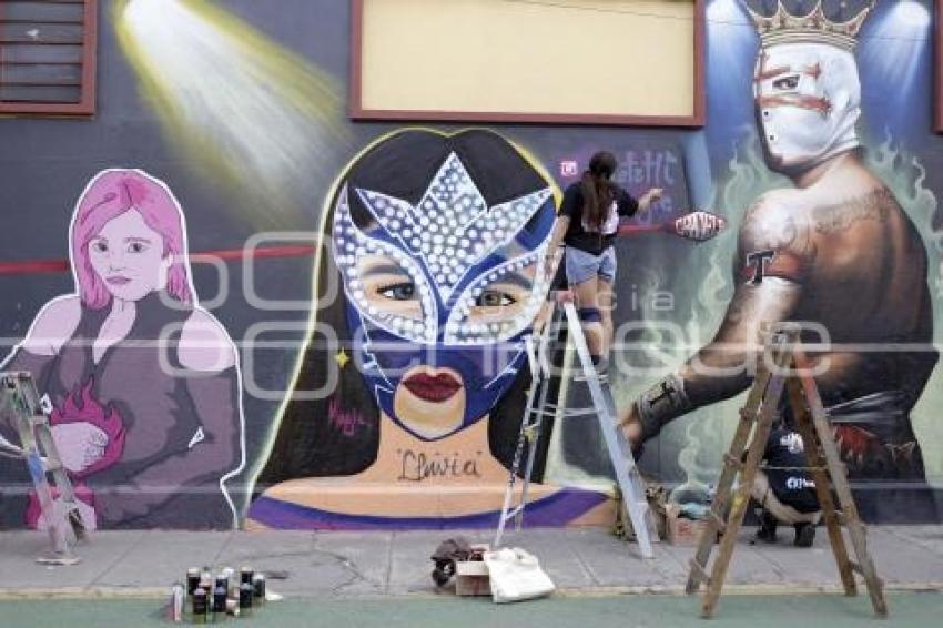 MURAL . ARTE LUCHA