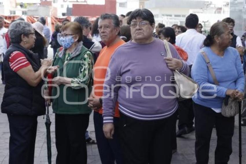 MANIFESTACIÓN .  JUBILADOS SNTE 51