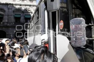 MANIFESTACIÓN . HABITANTES LA RESURRECCIÓN