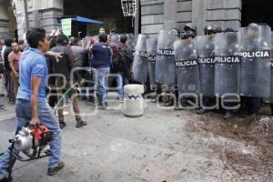 MANIFESTACIÓN . HABITANTES LA RESURRECCIÓN