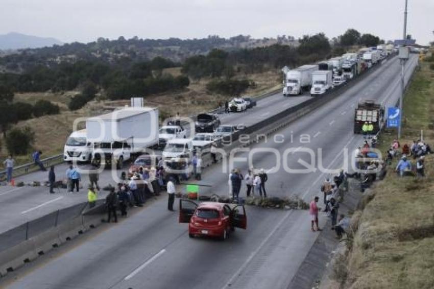 TLAXCALA . BLOQUEO ARCO NORTE