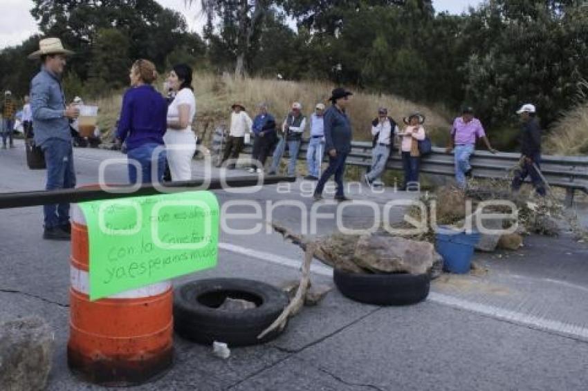 TLAXCALA . BLOQUEO ARCO NORTE